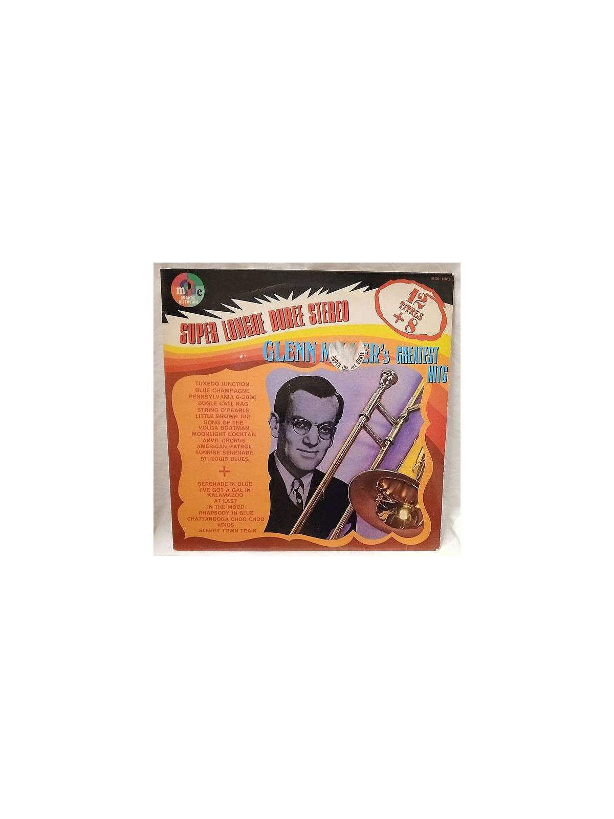 Glenn Miller disques Glenn Miller’s greatest hits en stock en vinyle à ciel rouge dijon