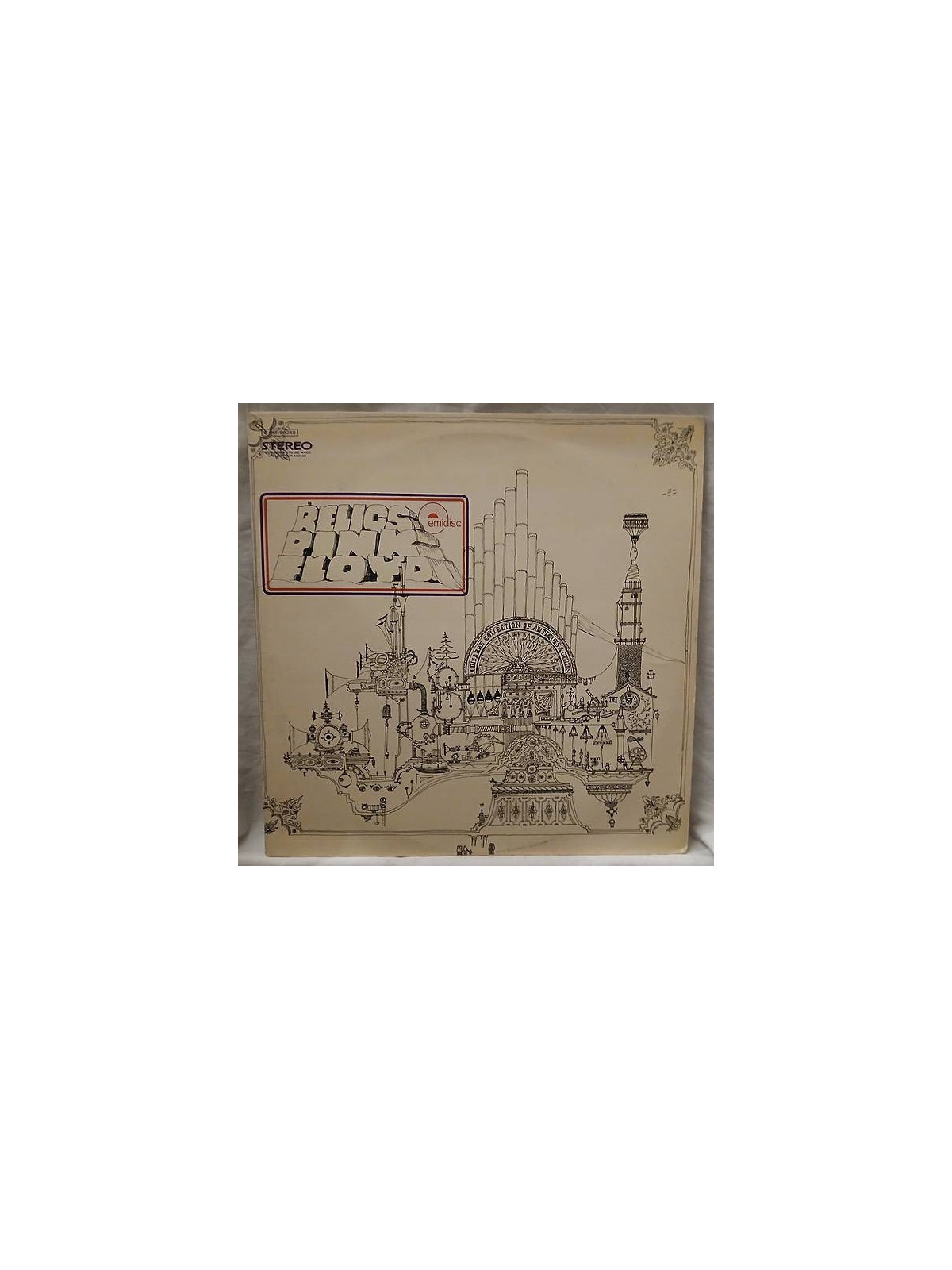 Pink Floyd disque Relics en stock en vinyle d'occasion à ciel rouge dijon