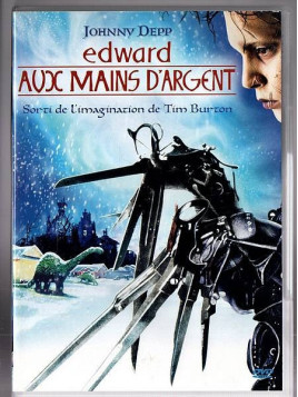 Le dvd du film fantastique Edward aux mains d'argent de Tim Burton est disponible en occasion à Ciel rouge