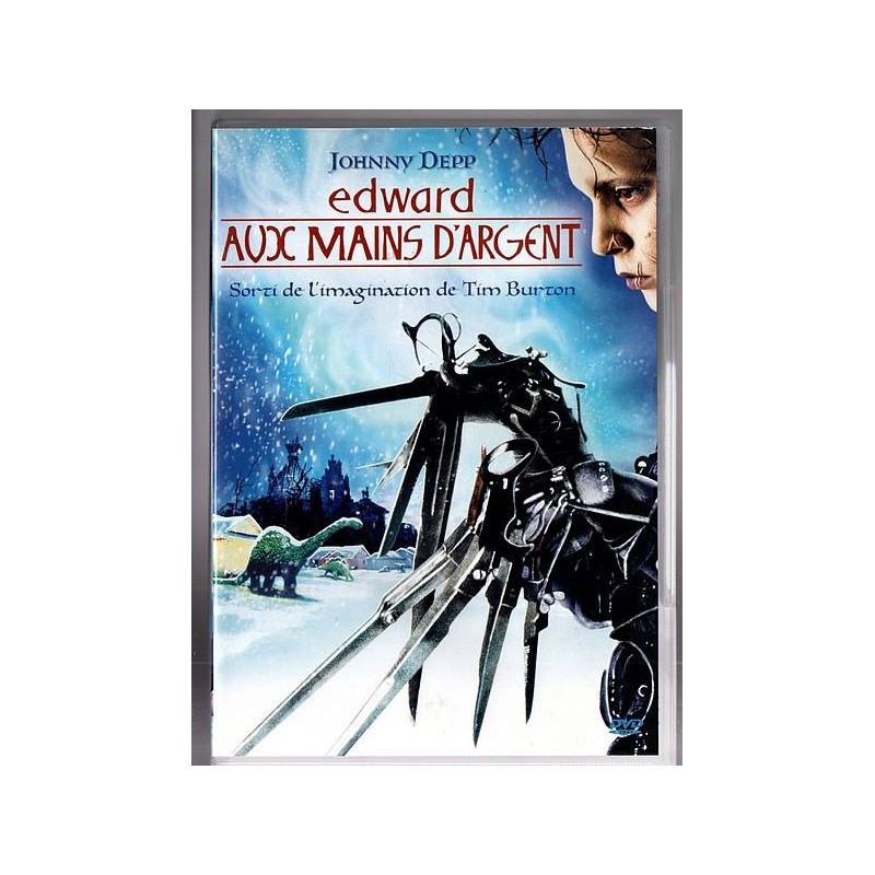 Le dvd du film fantastique Edward aux mains d'argent de Tim Burton est disponible en occasion à Ciel rouge