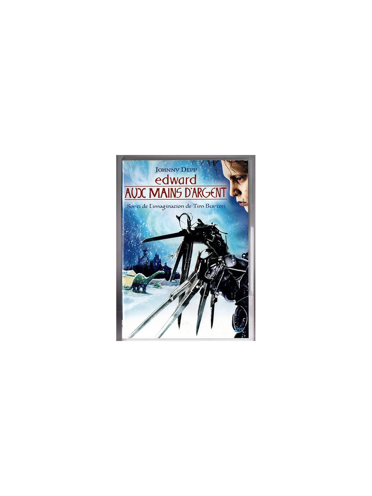 Le dvd du film fantastique Edward aux mains d'argent de Tim Burton est disponible en occasion à Ciel rouge