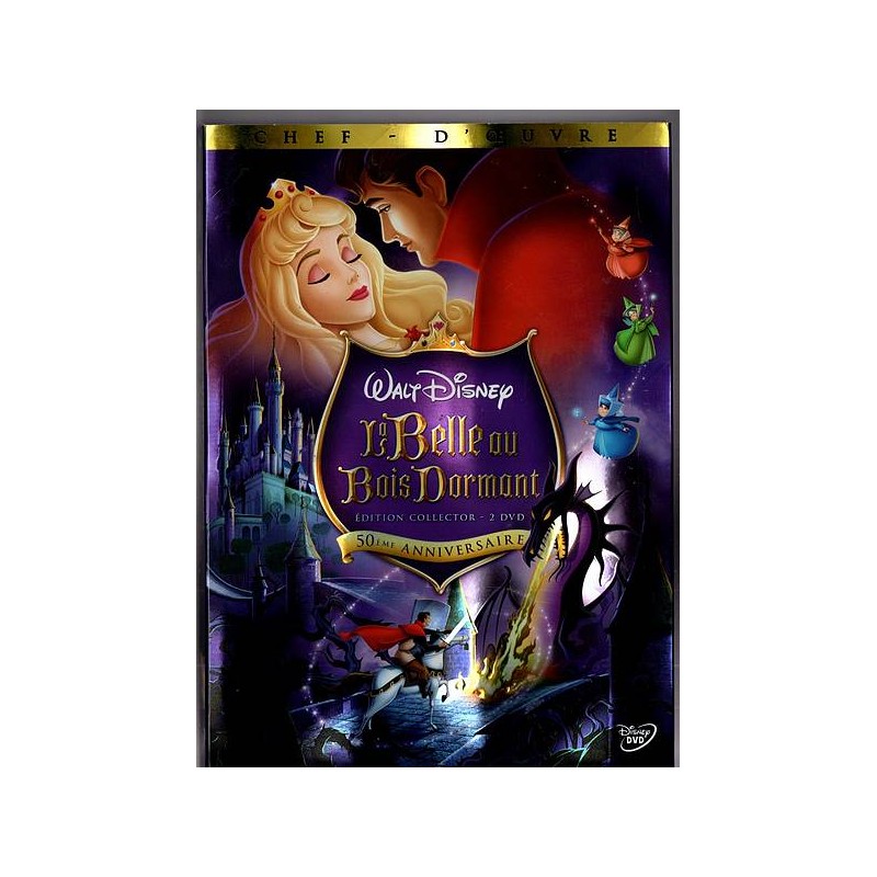 Le dessin animé disney La belle au bois dormant est disponible en dvd d'occasion à Ciel rouge Dijon