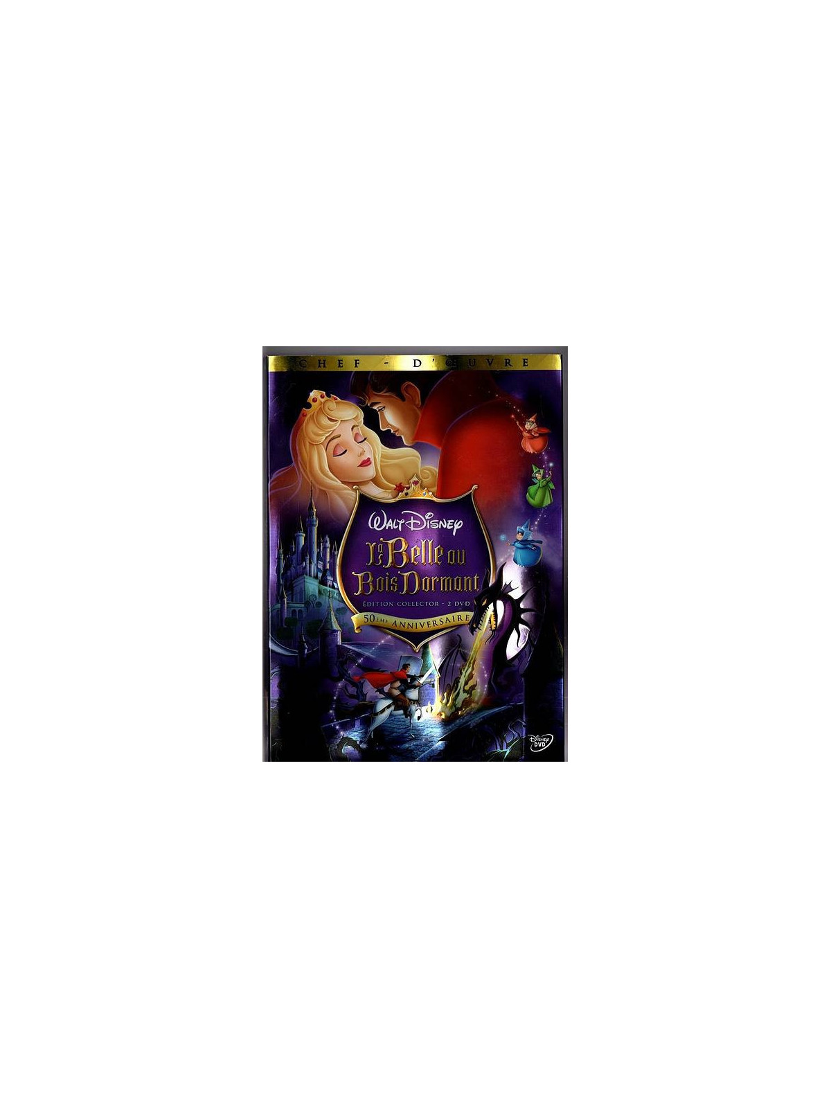 Le dessin animé disney La belle au bois dormant est disponible en dvd d'occasion à Ciel rouge Dijon