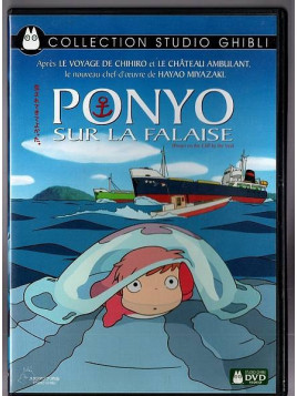 Le film d'animation Ponyo sur la falaise de Hayao Miyazaki est disponible en dvd d'occasion à Ciel rouge Dijon