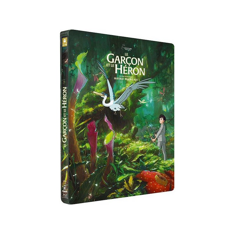 Hayao Miyazaki film Le garçon et le héron en stock en magasin en 4K Ultra HD + Blu-ray