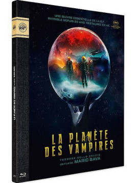 Mario Bava film La planète des vampires en stock en blu-ray à ciel rouge dijon