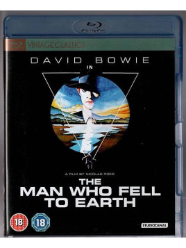 Nicholas Roeg film The man who fell to earth en stock en blu-ray d'occasion à ciel rouge dijon