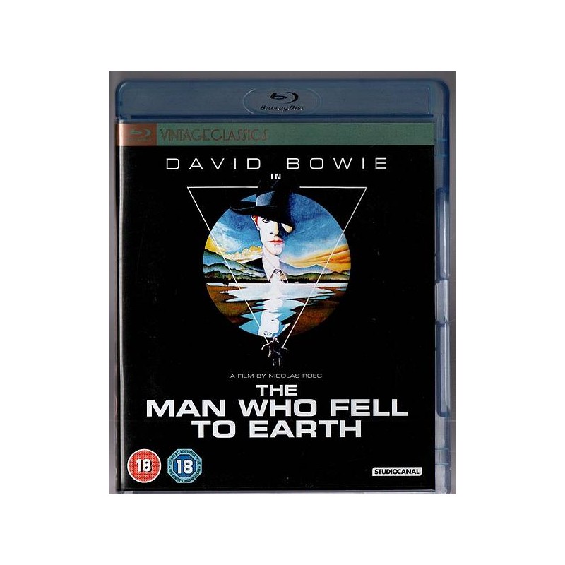 Nicholas Roeg film The man who fell to earth en stock en blu-ray d'occasion à ciel rouge dijon