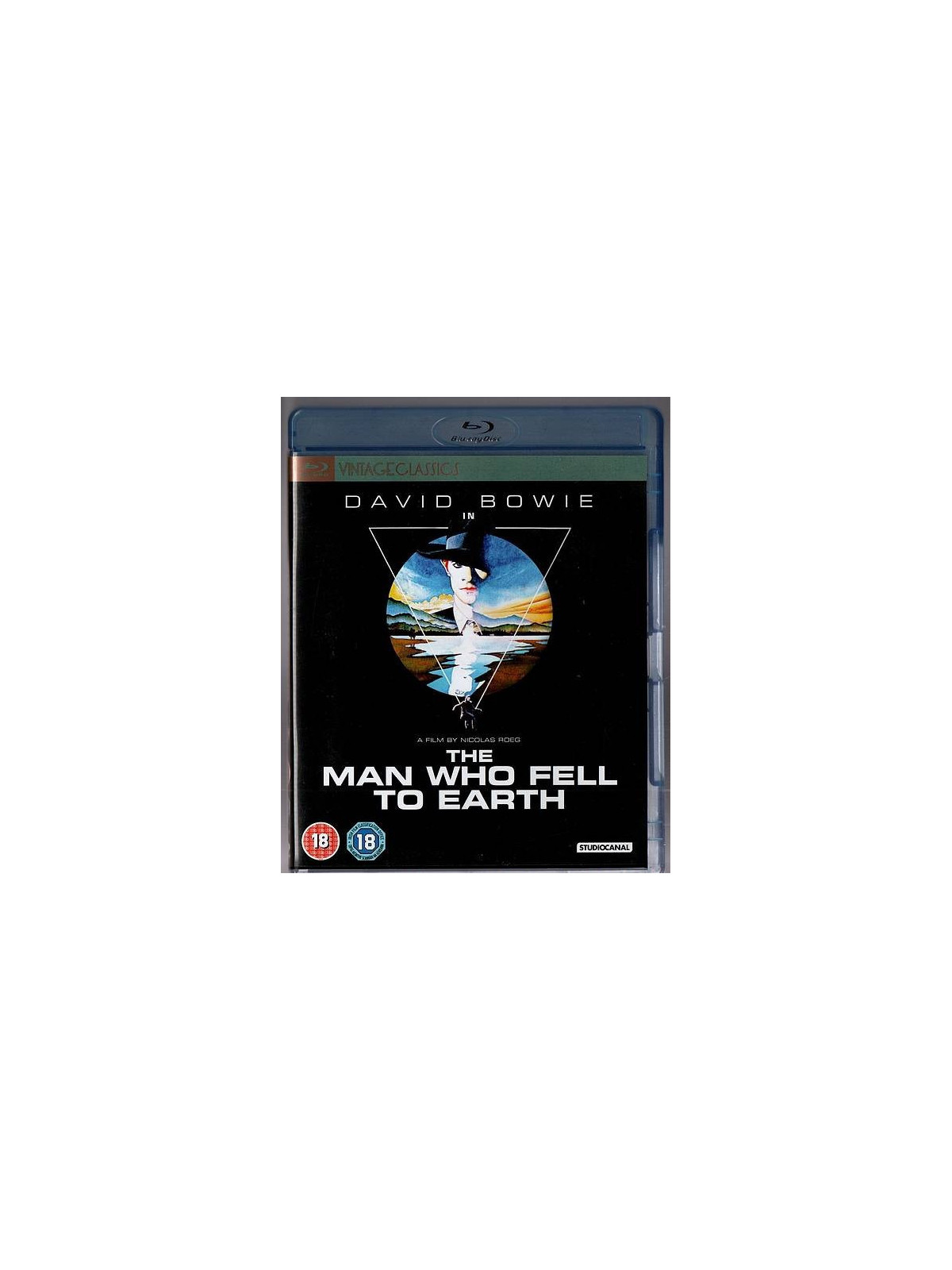 Nicholas Roeg film The man who fell to earth en stock en blu-ray d'occasion à ciel rouge dijon