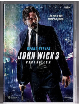 Chad Stahelski film John Wick 3 : parabellum en stock en dvd d'occasion à ciel rouge dijon