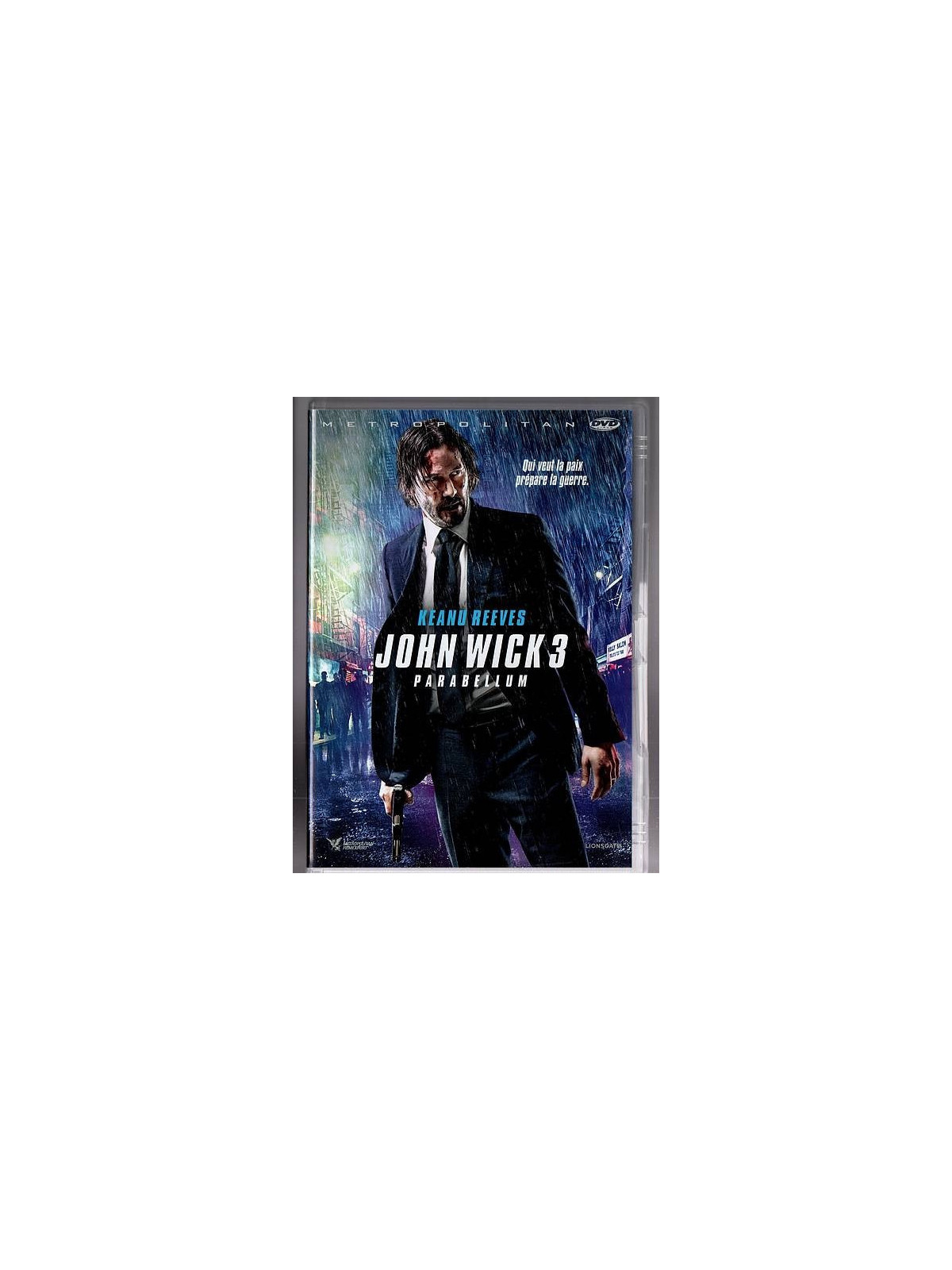 Chad Stahelski film John Wick 3 : parabellum en stock en dvd d'occasion à ciel rouge dijon