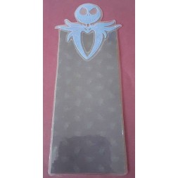 Le marque-page artisanal Halloween découpe Jack sur fond végétale est disponible à Ciel rouge Dijon