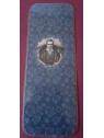 Le marque-page artisanal Halloween vampire sur fond fleuri est disponible à Ciel rouge Dijon