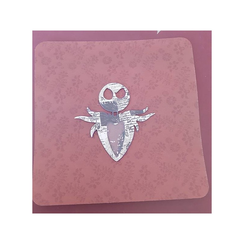 La carte artisanale Halloween shaker jack est disponible à Ciel rouge Dijon