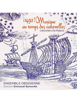 Ensemble obsidienne disque1492 - musique au temps des caravelles en stock à ciel rouge dijon