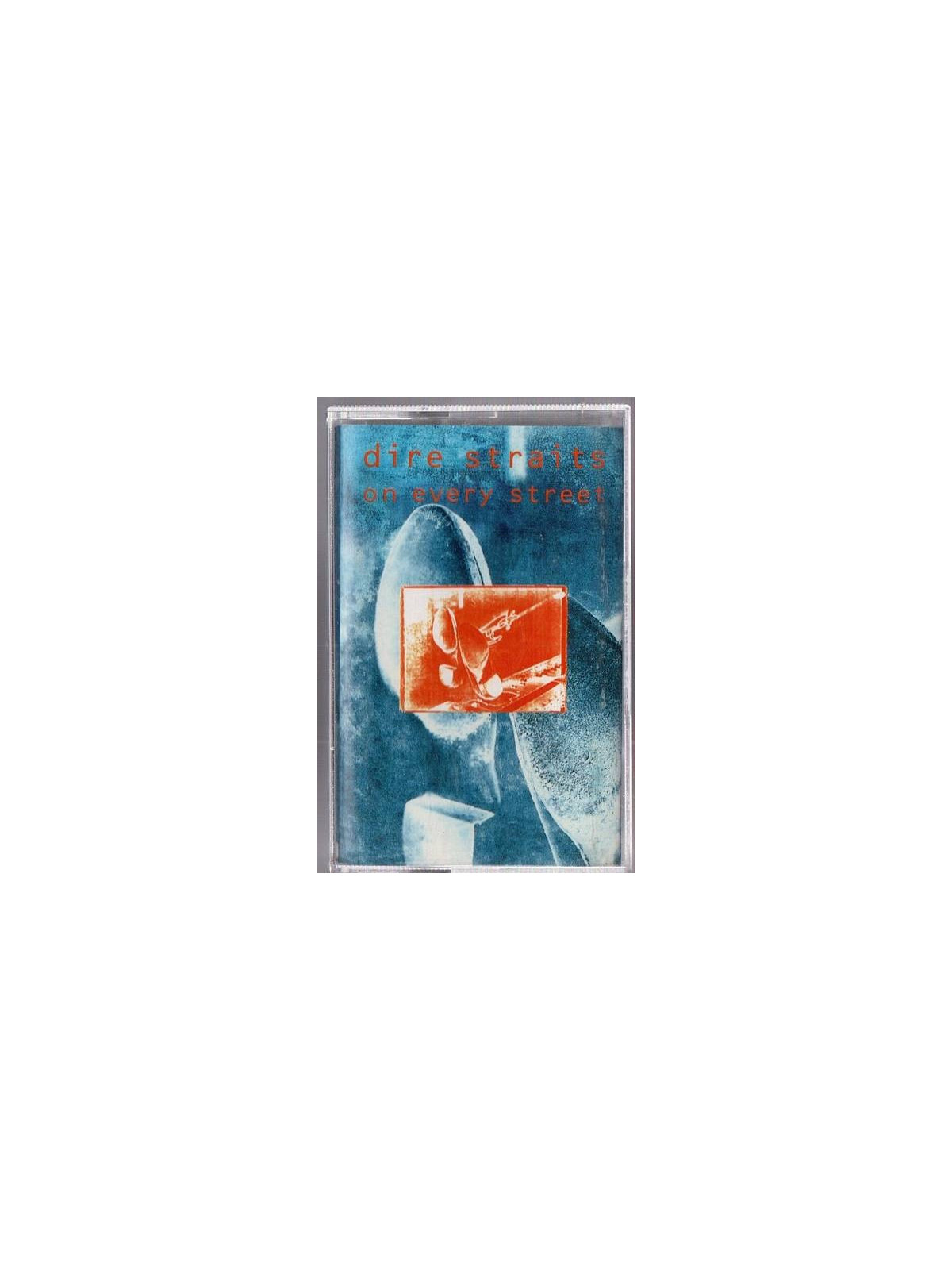 Dire straits disque On every street en stock en cassette à ciel rouge, disquaire à Dijon