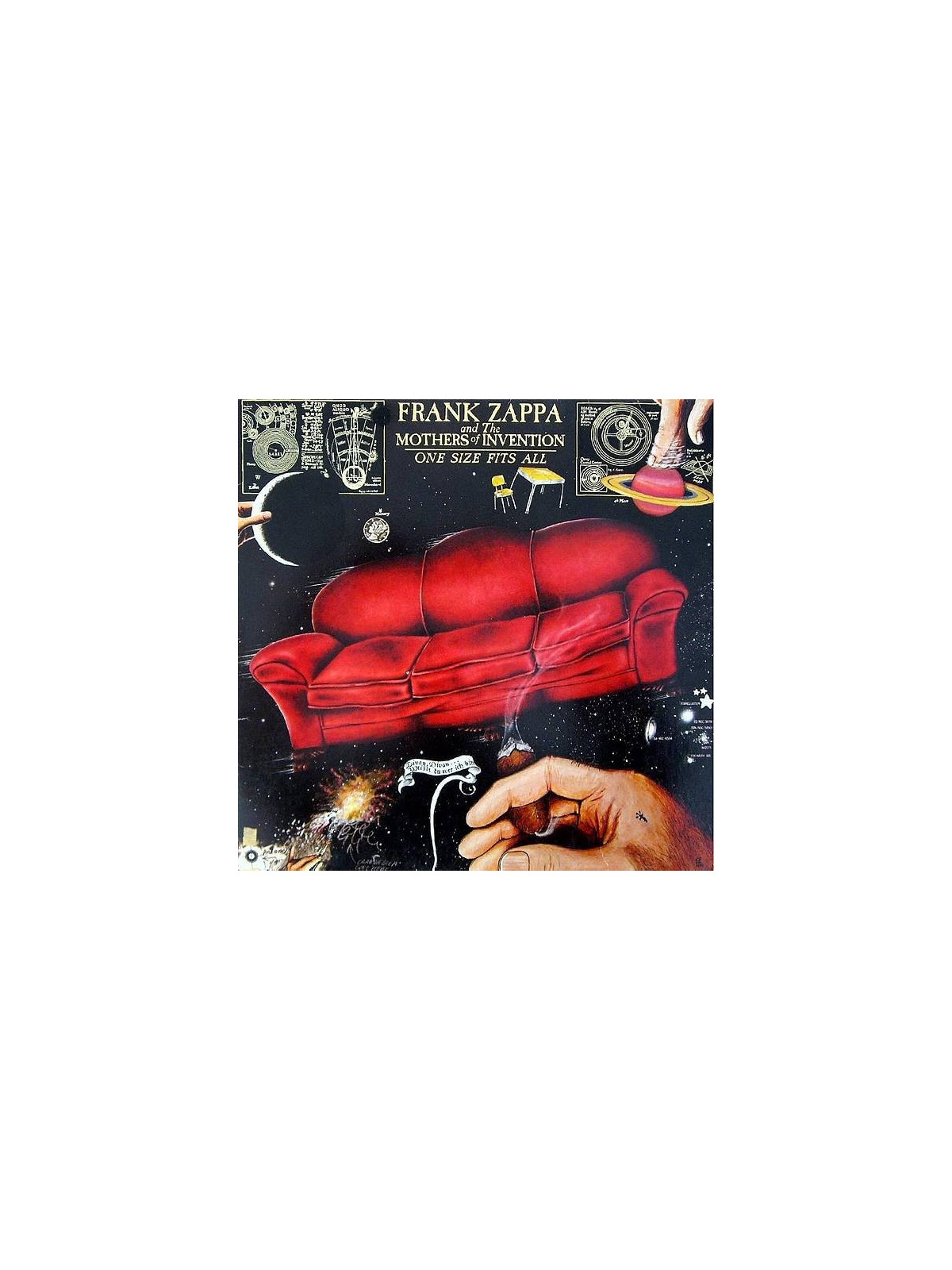Le vinyle rock One size fits all de Frank Zappa and the mothers of invention est disponible à Ciel rouge Dijon