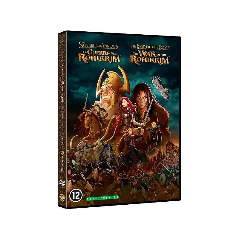 Le dvd Le seigneur des anneaux la guerre des Rohirrim de Kenji Kamiyama est disponible à Ciel rouge Dijon