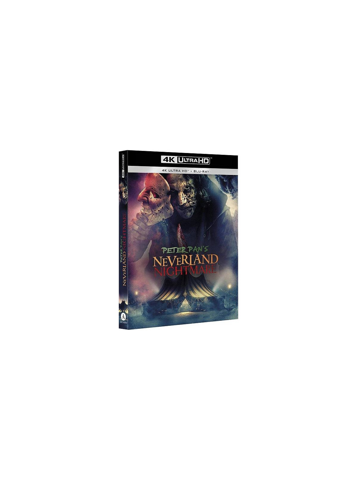 Le blu ray 4K horreur fantastique Peter Pan's neverland nightmare de Scott Chambers est disponible à Ciel rouge Dijon