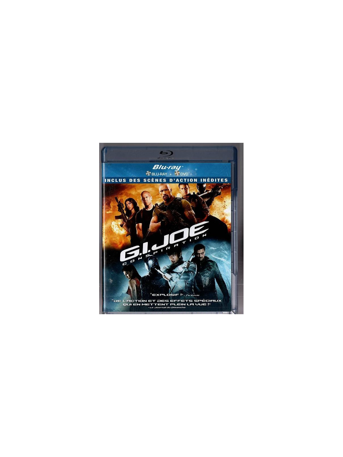 Le combo blu ray Dvd G.I.Joe de Jon M.Chu est disponible en occasion à Ciel rouge Dijon