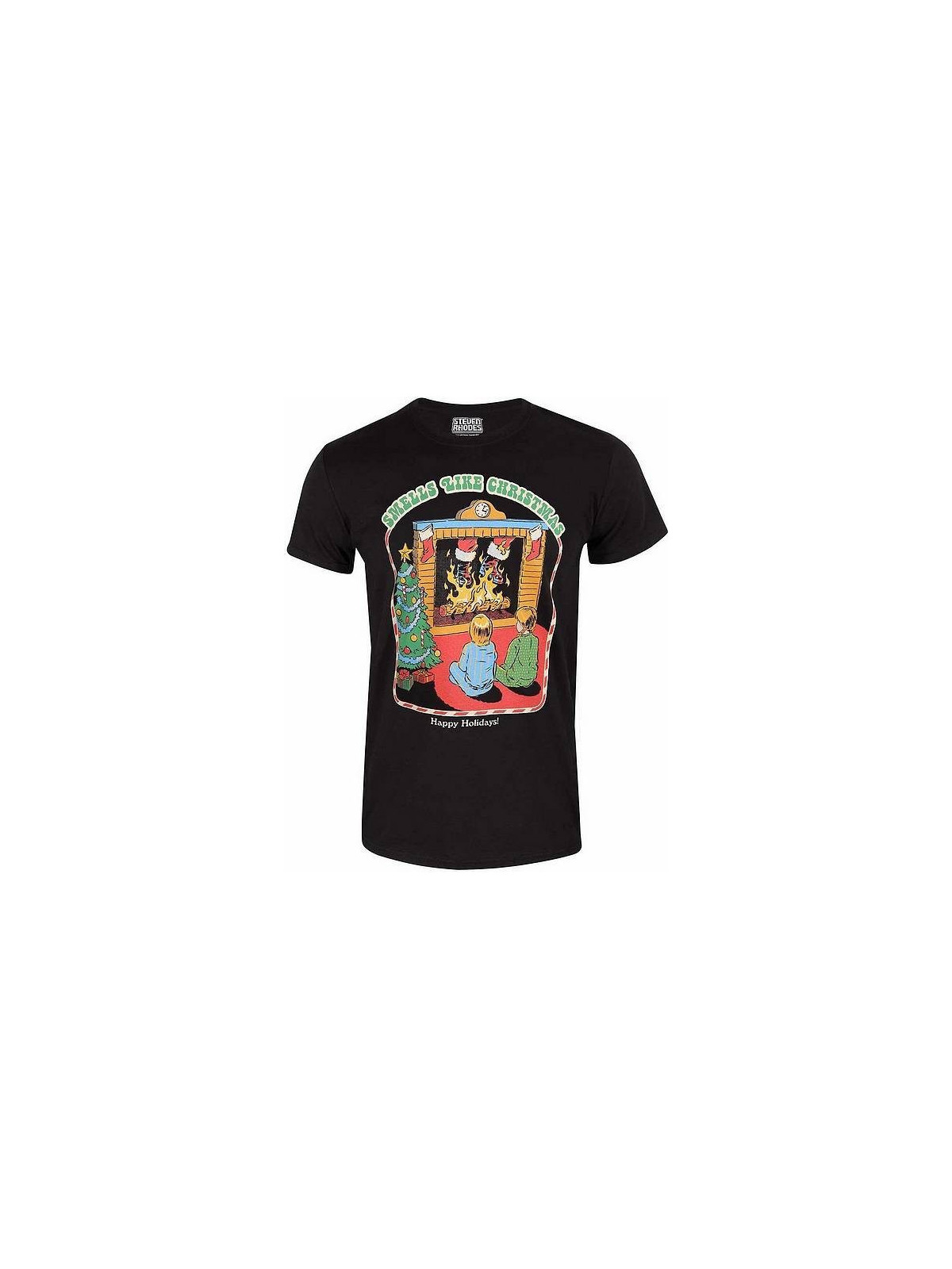 Le t shirt Smells like christmas de Steven Rhodes est disponible à Ciel rouge Dijon