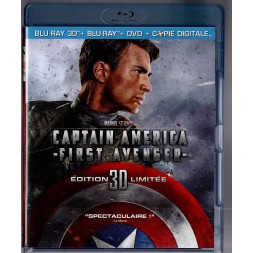 Le combo blu-ray 3D, blu-ray et dvd de Captain America First avenger est disponible en occasion à Ciel rouge Dijon