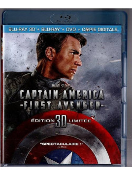 Le combo blu-ray 3D, blu-ray et dvd de Captain America First avenger est disponible en occasion à Ciel rouge Dijon