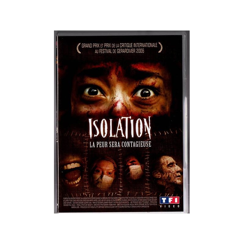 Le dvd horreur Isolation de Billy o Brien est disponible en occasion à Ciel rouge Dijon
