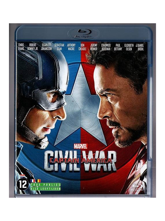 Le blu-ray de Captain America civil war de Joe Russo est disponible en occasion à Ciel rouge Dijon