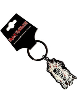 Porte-clés en métal Iron maiden : Eddie en stock à ciel rouge, boutique à dijon