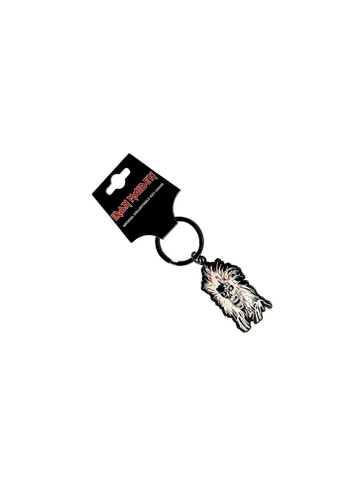 Porte-clés en métal Iron maiden : Eddie en stock à ciel rouge, boutique à dijon