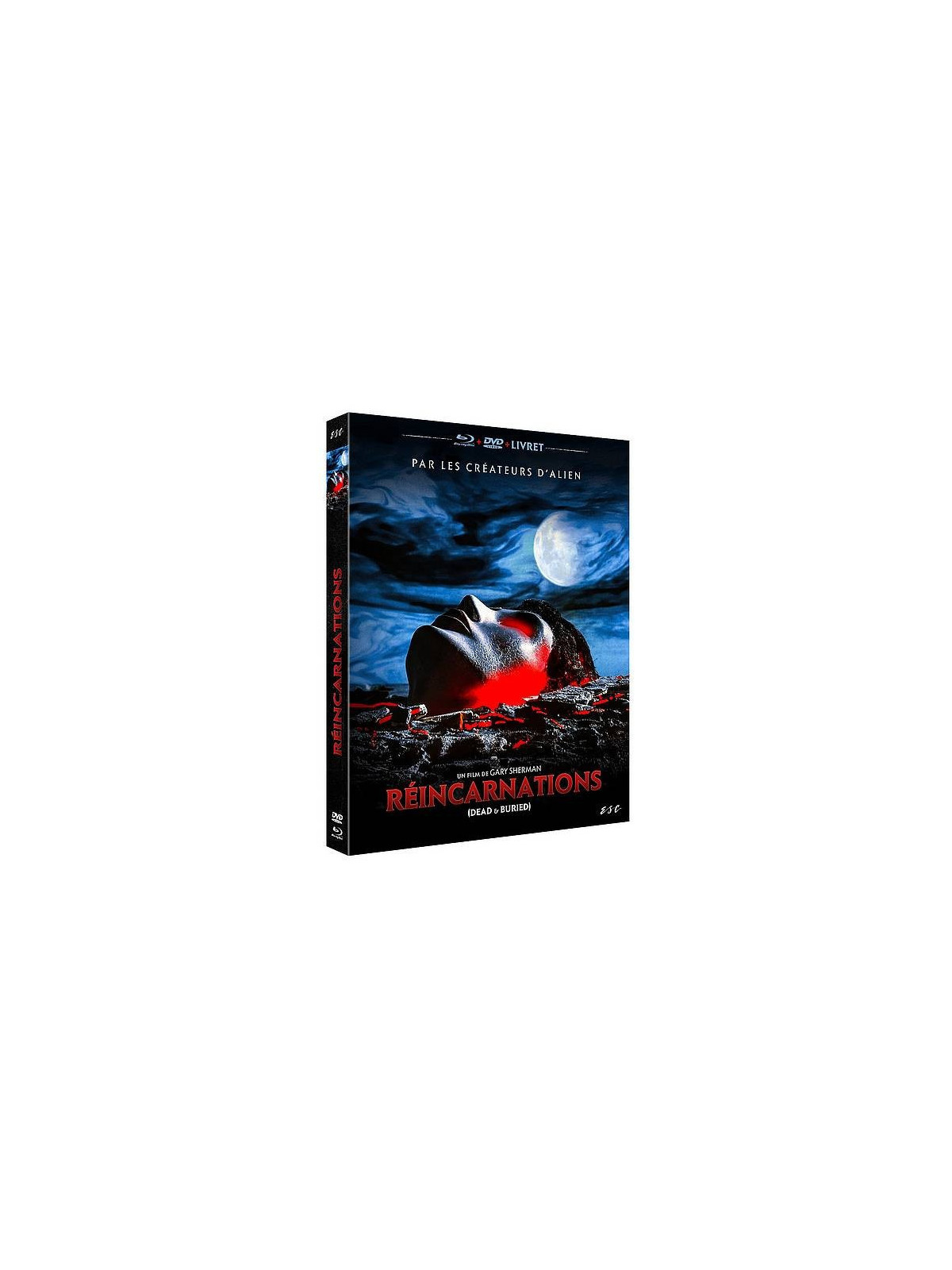 Blu-ray + DVD de Gary Sherman : Réincarnations en stock à Ciel rouge, boutique à Dijon