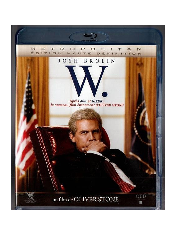 film d'Oliver Stone : W. en stock en blu-ray à ciel rouge, magasin à dijon
