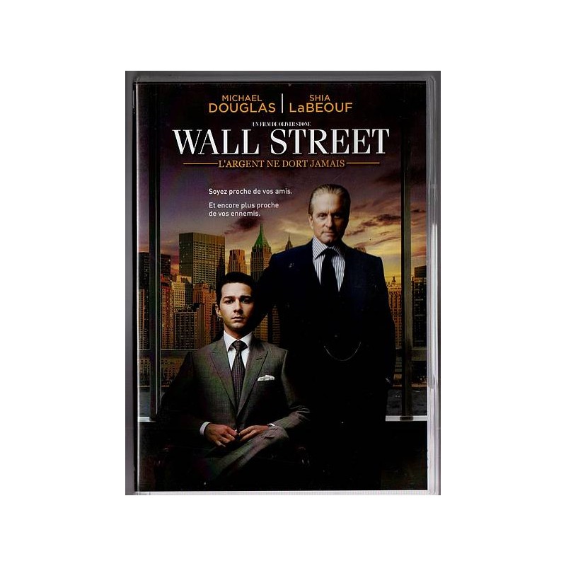 fil d'Oliver Stone : Wall street – l’argent ne dort jamais en stock en DVD à ciel rouge, magasin à dijon.
