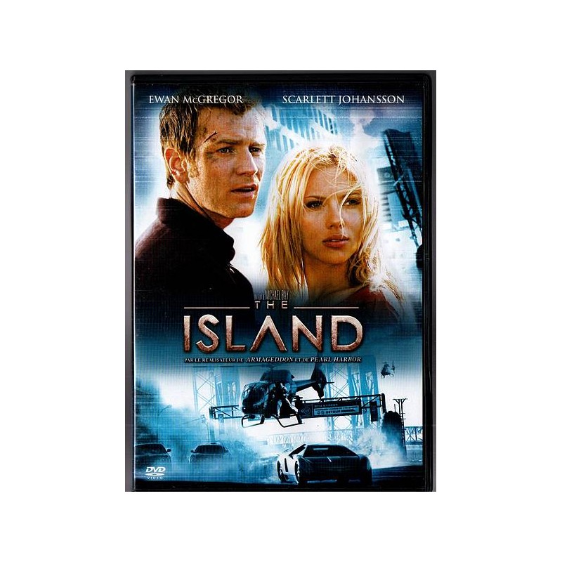 film de Michael Bay : The island en stock en DVD d’occasion à ciel rouge, magasin à dijon.