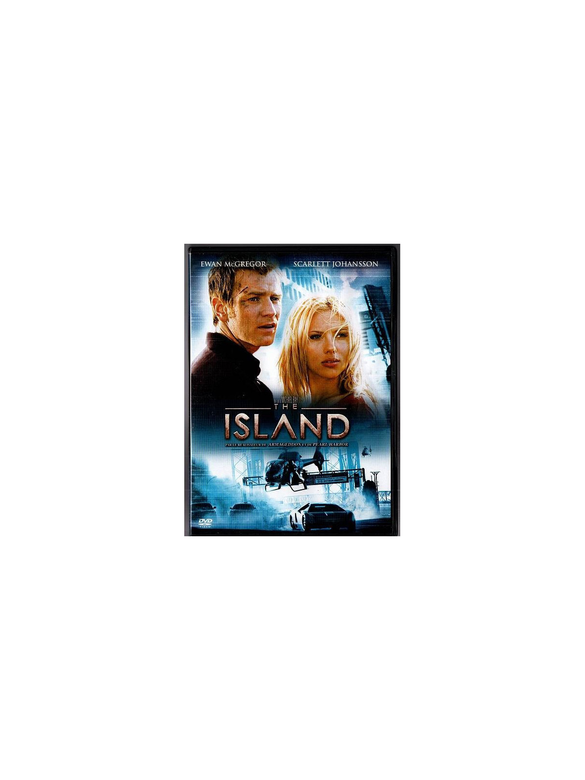 film de Michael Bay : The island en stock en DVD d’occasion à ciel rouge, magasin à dijon.