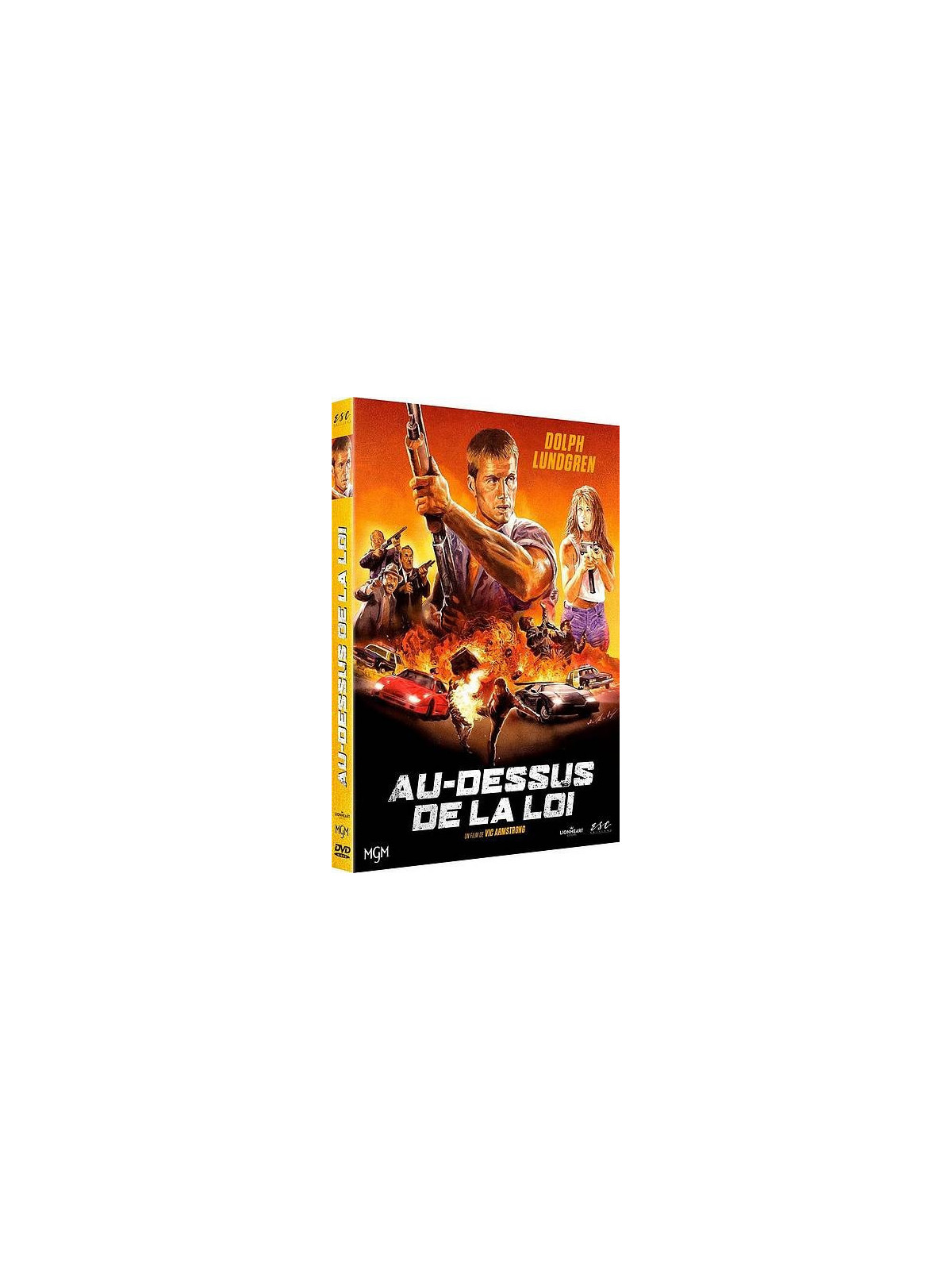 le film de Vic Armstrong : Au-dessus de la loi est en stock en dvd à la boutique ciel rouge à Dijon