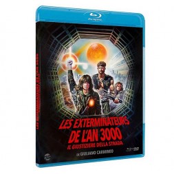 le film de Giulano Carmineo : Les exterminateurs de l'an 3000 est en stock en blu-ray à la boutique ciel rouge à Dijon