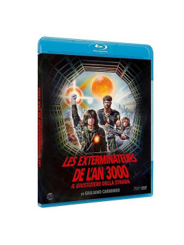 le film de Giulano Carmineo : Les exterminateurs de l'an 3000 est en stock en blu-ray à la boutique ciel rouge à Dijon