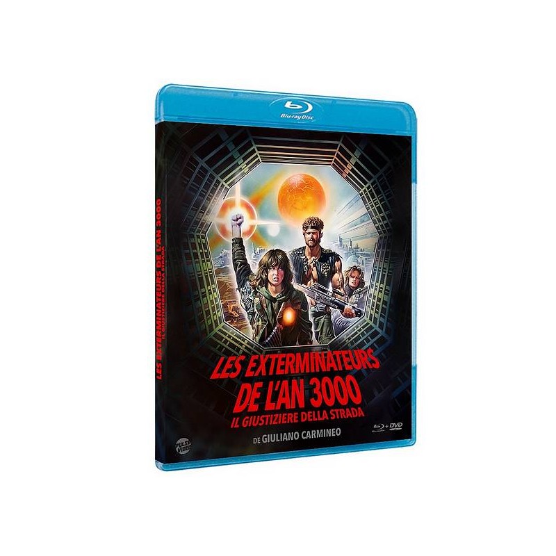 le film de Giulano Carmineo : Les exterminateurs de l'an 3000 est en stock en blu-ray à la boutique ciel rouge à Dijon