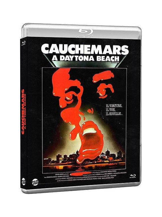 le film de Romano Scavolini : Cauchemars à Daytona beach est en stock en blu-ray à la boutique ciel rouge à Dijon