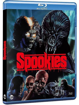 le film de Thomas Doran, Brendan Faulkner & Genie Joseph : Spookies est en stock en blu-ray à la boutique ciel rouge à Dijon