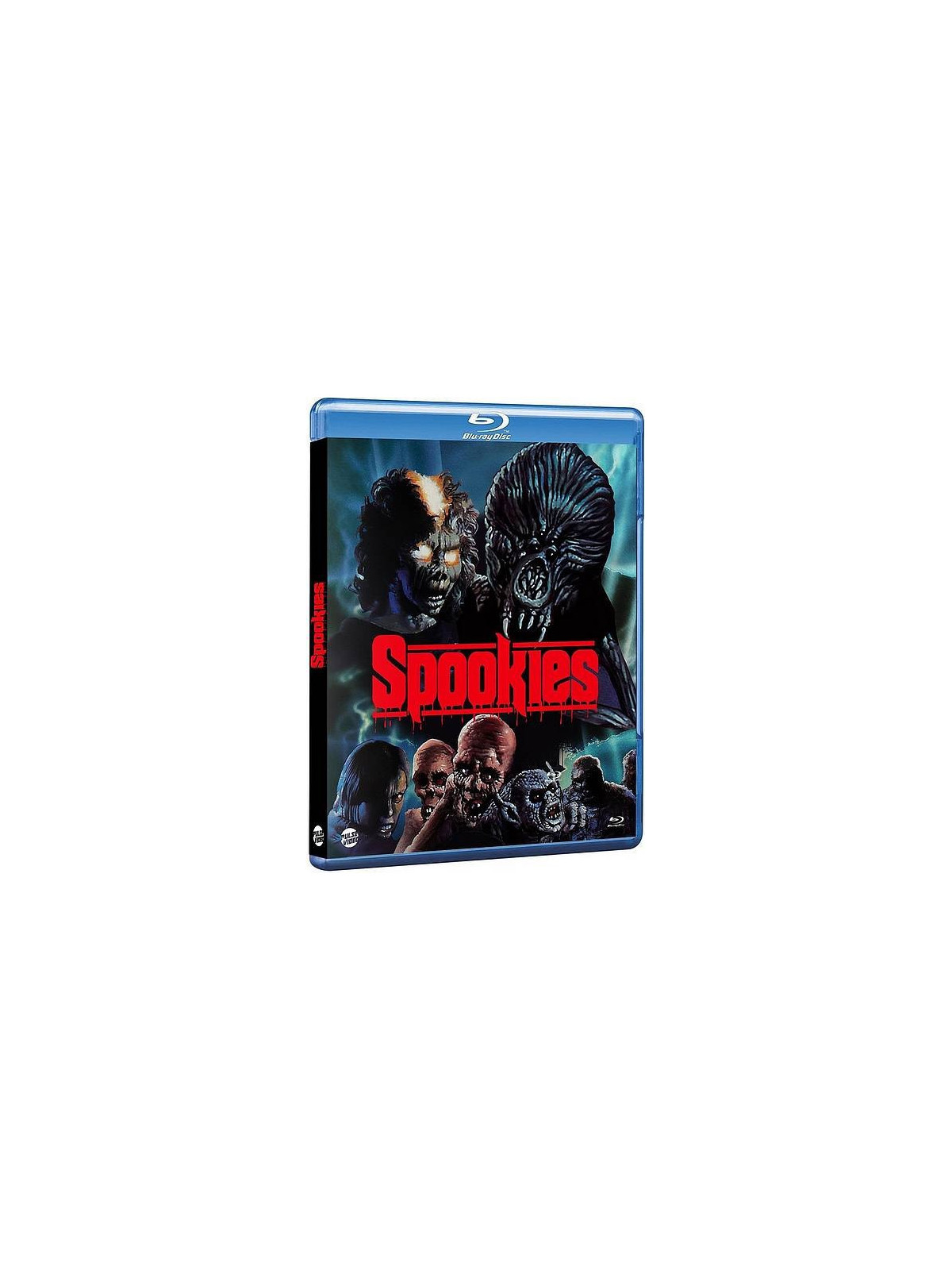 le film de Thomas Doran, Brendan Faulkner & Genie Joseph : Spookies est en stock en blu-ray à la boutique ciel rouge à Dijon