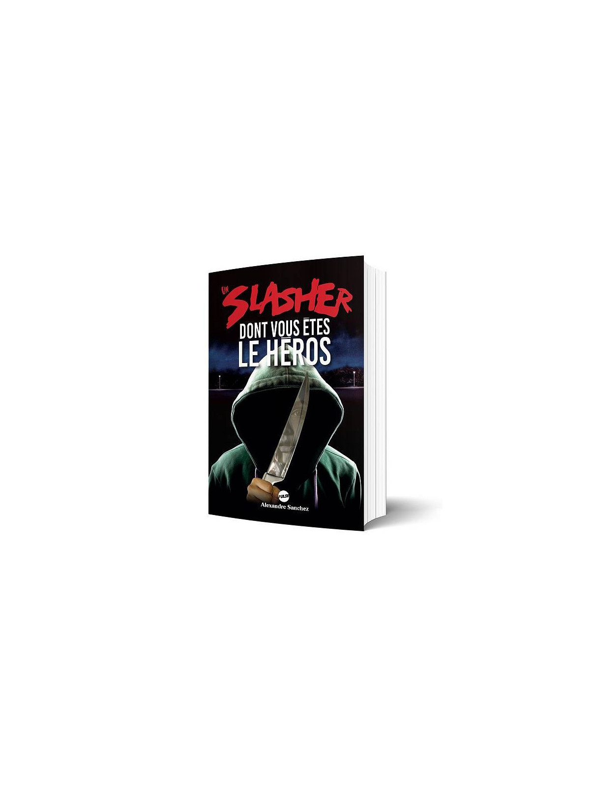 Le livre Un slasher dont vous êtes le héros d'Alexandre Sanchez est disponible à Ciel rouge Dijon