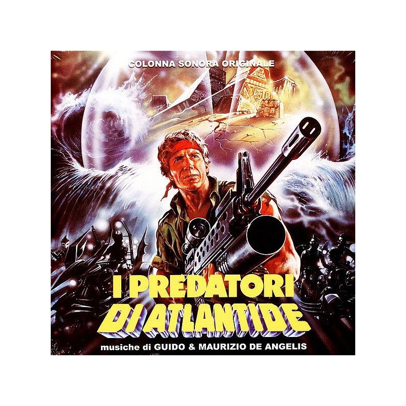 le disque de Guido & Maurizio de Angelis : I predatori di atlantide est en stock en vinyle à ciel rouge à dijon