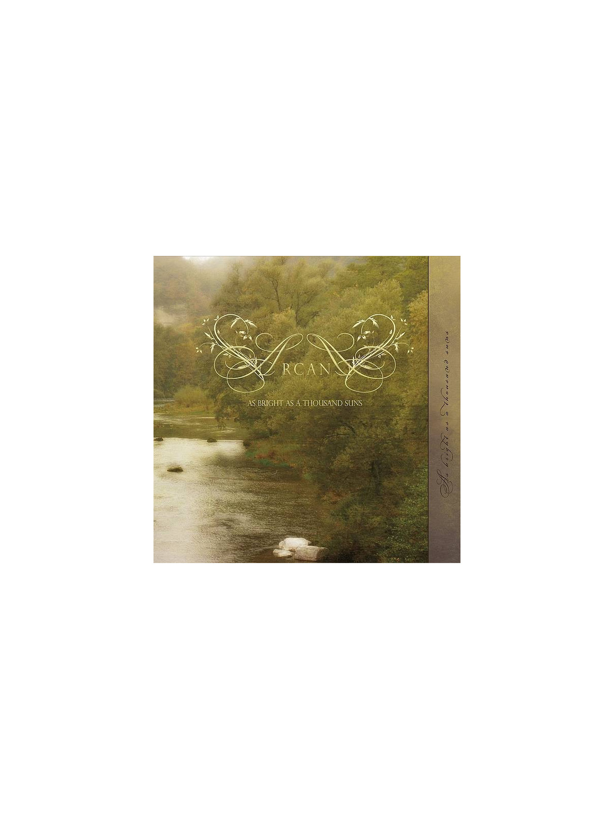 le disque d'Arcana : As bright as a thousand suns est en stock en vinyle à ciel rouge, disquaire à dijon