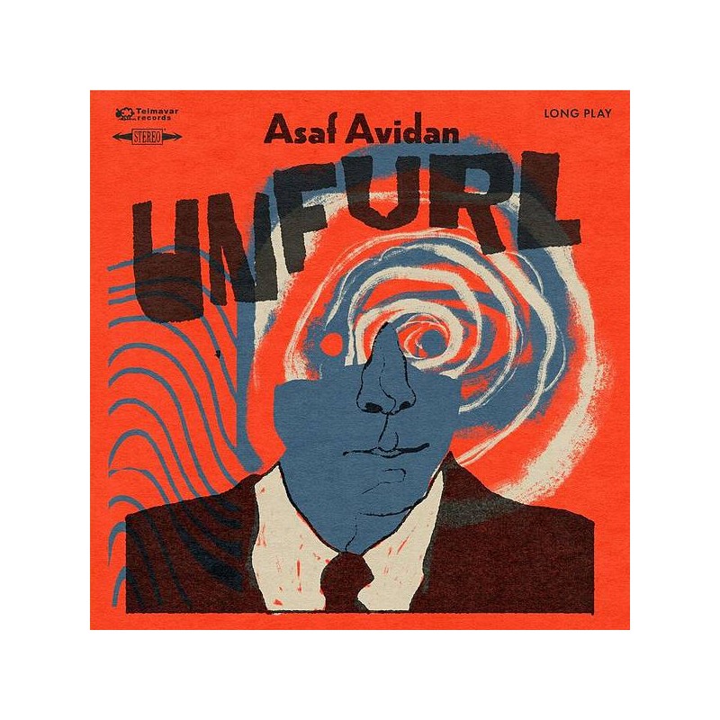 le disque de Asaf Avidan : Unfurl est en stock en vinyle à ciel rouge, disquaire à dijon