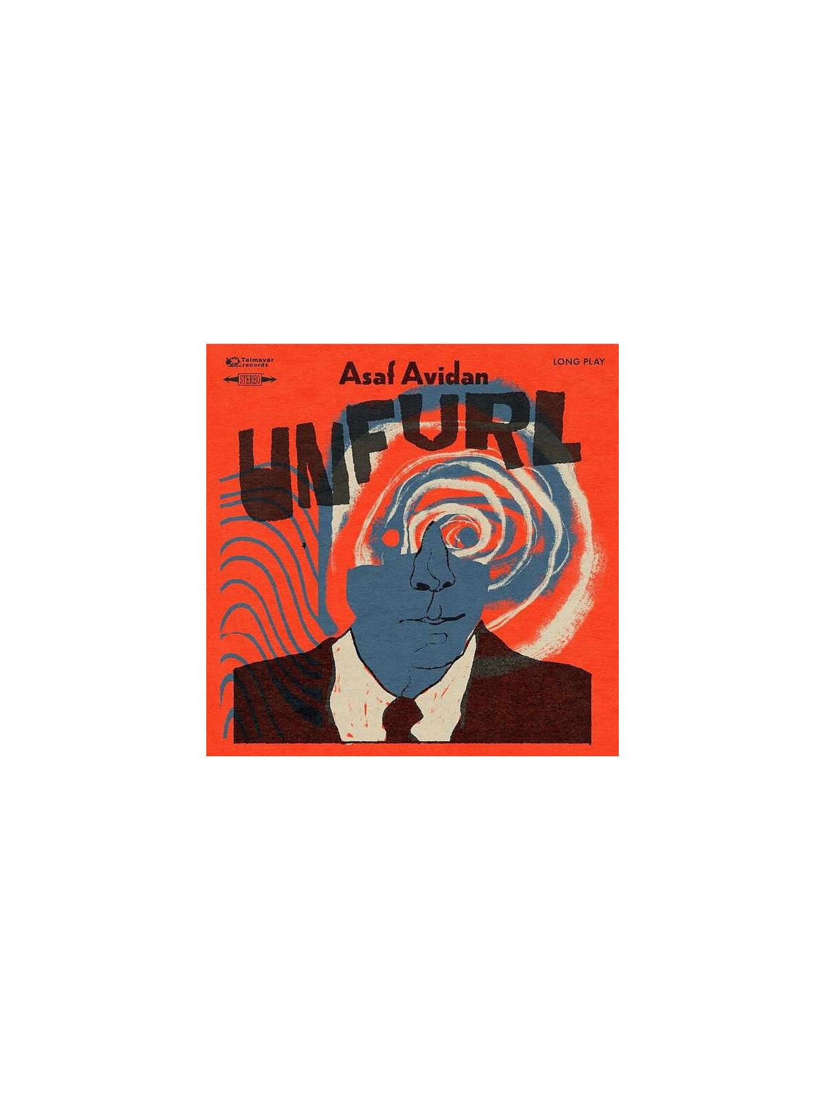 le disque de Asaf Avidan : Unfurl est en stock en vinyle à ciel rouge, disquaire à dijon