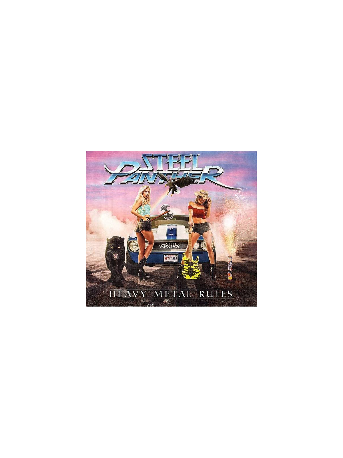 Le cd rock metal Heavy metal rules de Steel panther est disponible à Ciel rouge Dijon