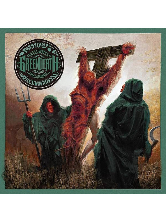 Le cd thrash Hallomass de Green death est disponible à Ciel rouge Dijon